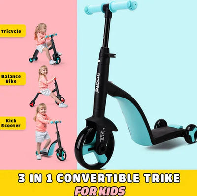 Empower Your Child’s Adventure with the 3‑in‑1 Kids Convertible Scooter © – Perfect for Families in Saudi Arabia & UAE